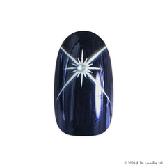 Blue Celestial Chrome - Press-Ons | Short | Round