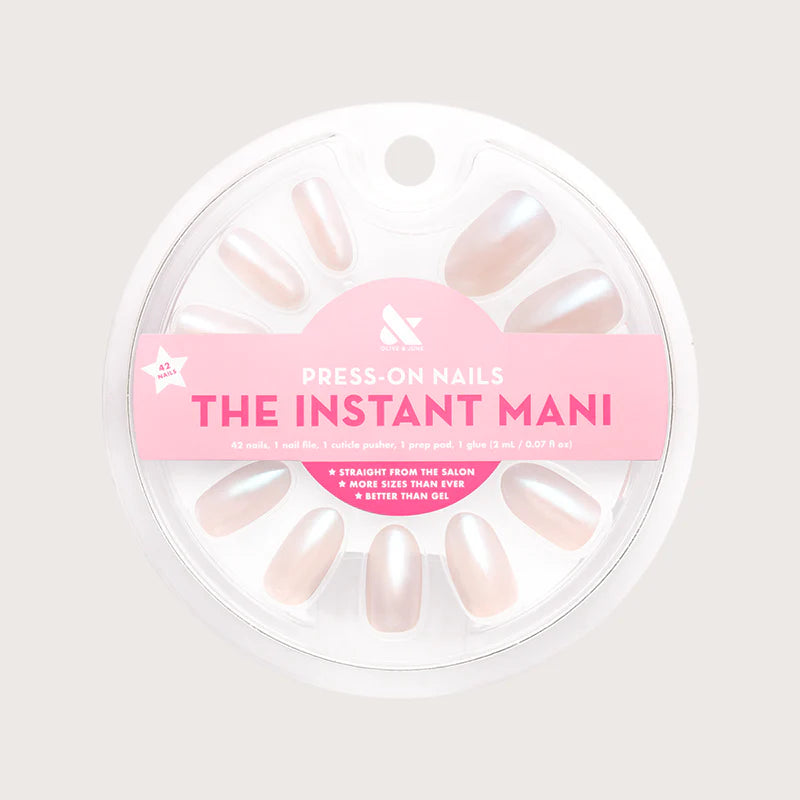 Girl With The Pearl Nail Polish - Press On | Medium | Almond